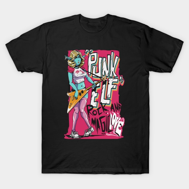 Punk Elf T-Shirt by MeFO